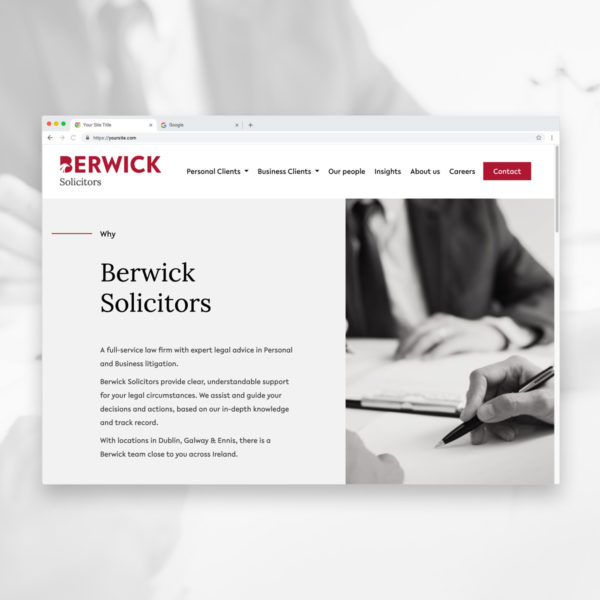 Webdesign solicitor galway